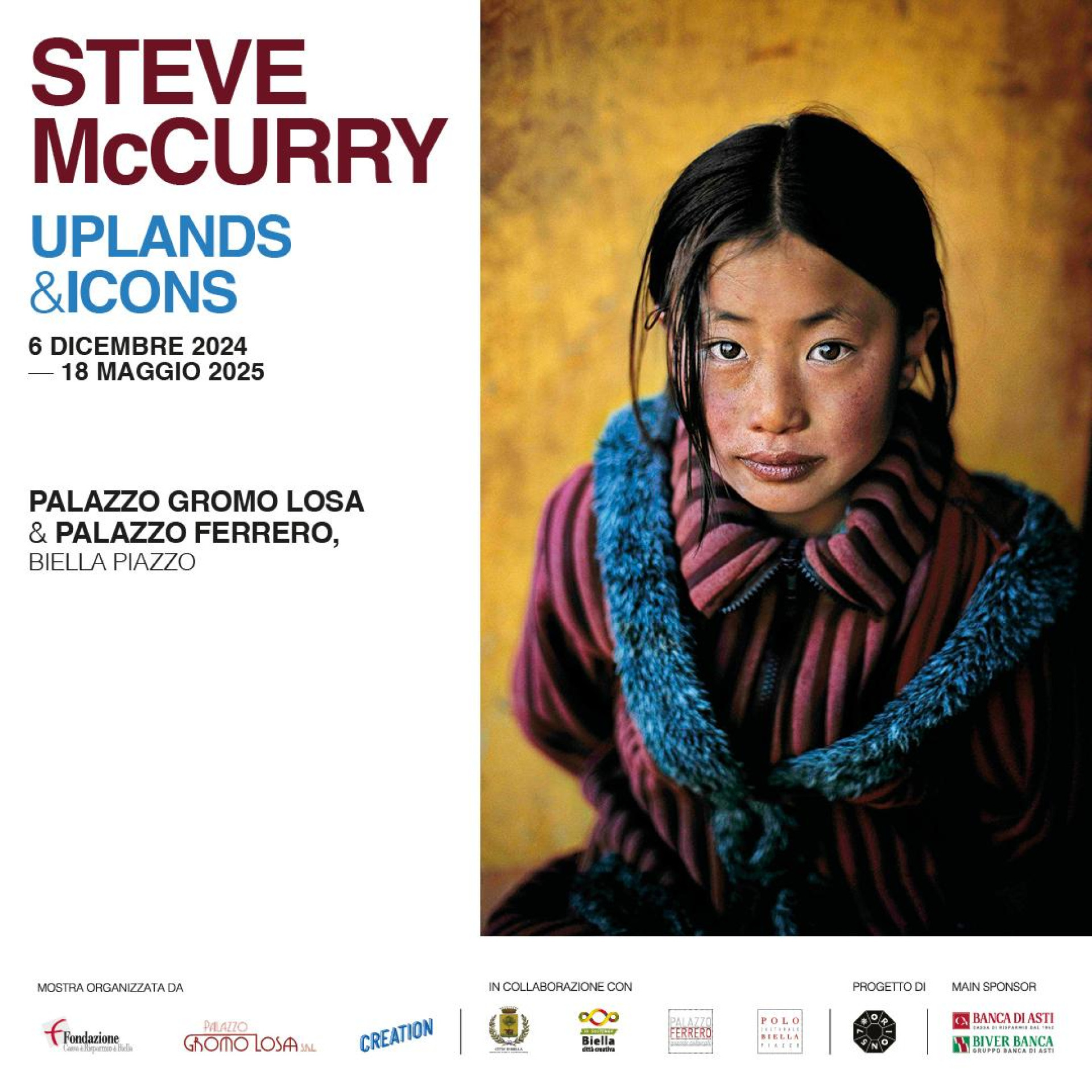 Mostra Steve McCurry DAL 6/12/24 AL 18/5/25